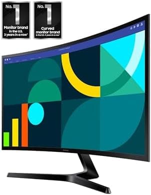 Samsung 27" Essential S3 (S36GD) Series FHD 1800R Curved Computer Monitor, 100Hz, Game Mode, Advanced Eye Comfort, HDMI and D-sub Ports, LS27D366GANXZA, 2024 - Image 4