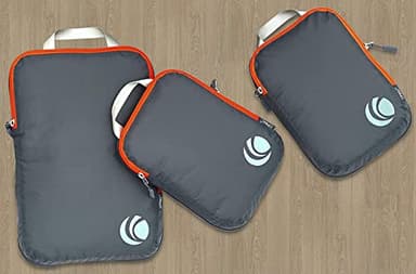 Cipway Compression Packing Cubes Set, Ultralight Expandable Travel Packing Organizers for Carry on Luggage (Grey 3pcs) - Image 6