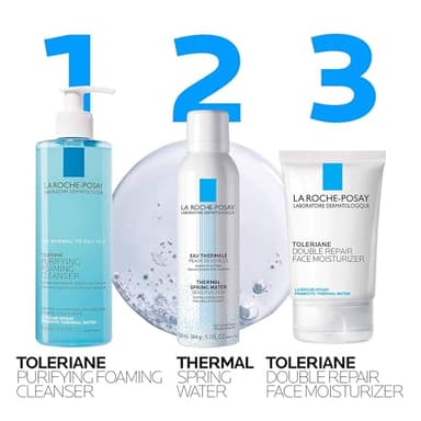 La Roche-Posay Toleriane Purifying Foaming Facial Cleanser, Oil Free Face Wash for Women & Men with Niacinamide + Ceramides, Pore Cleanser Safe For Sensitive Skin, Won’t Dry Out Skin, Soap Free, 400ml - Image 9