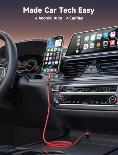 JSAUX USB C Cable [2-Pack 6.6ft], USB A to USB Cord Fast Charging for iPhone 17, iPhone Air, iPhone 17 Pro, iPhone 17 Pro Max, iPhone 16/iPhone 15 Series, Samsung S20 S10, Note 20 10, Car Play - Red - Image 4