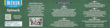 De Cecco Spinach Pasta, Spaghetti No.12 12 Ounce - Image 3