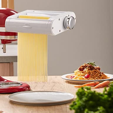 Antree Pasta Maker Attachment 3 in 1 Set for KitchenAid Stand Mixers Included Pasta Sheet Roller, Spaghetti Cutter, Fettuccine Cutter Maker Accessories and Cleaning Brush - Image 2