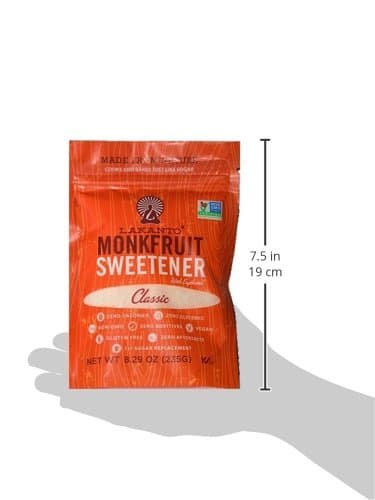 Lakanto "Classic" Monkfruit Natural Sweetener, 8.29 Oz (235 g), Pack of 2 - Image 6