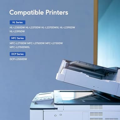 Forzik Compatible Toner Cartridge Replacement for Brother TN760 TN-760 TN730 TN-730 High Yield Compatible with DCP-L2550DW HL-L2350DW MFC-L2710DW Printer (4 Black) - Image 2