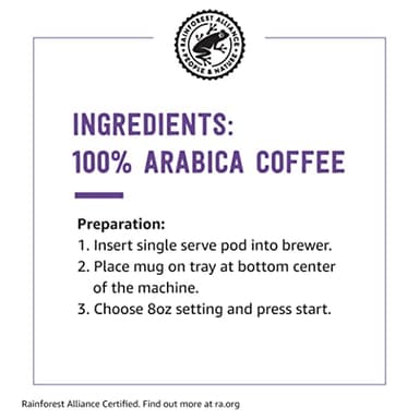 Amazon Brand - Happy Belly Breakfast Blend Compostable Coffee Pods, Light Roast, Compatible with K-Cup Brewer, 96 Count - Image 8