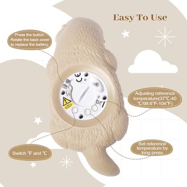 Baby Bath Thermometer for Infants Digtal Baby Water Thermometer for Bathtub Temperature Measure,Safty Kids Bath Floating Toy - Image 5