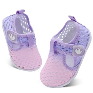 FEETCITY Kids Water Shoes Swim Shoes Aqua Socks Non-Slip Quick Dry Barefoot Sports Shoes Outdoor for Boys Girls - Image 2