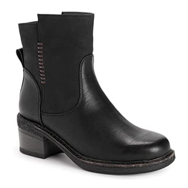 MUK LUKS Women's Logger Niagara Boots, Black, 7 - Image 1
