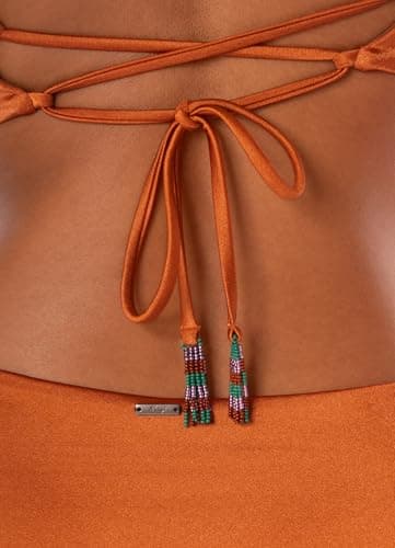 Maaji Women's Standard Long Line, Brown - Image 4