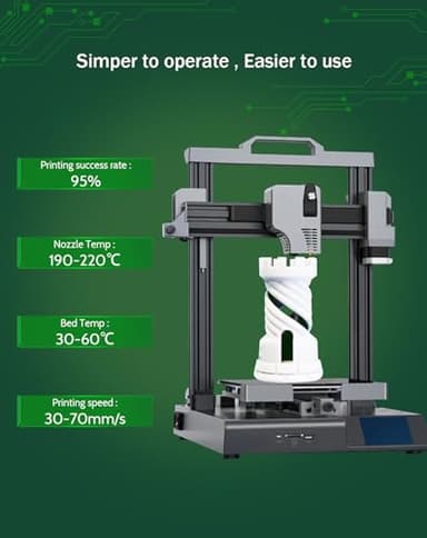 DURAMIC 3D PLA Glow in The Dark Filament 1.75mm 1Kg 2 Pack, 3D Printing Luminous Filament 1.75mm Dimensional Accuracy +/- 0.02 mm, Fit Most FDM 3D Printers - Image 4