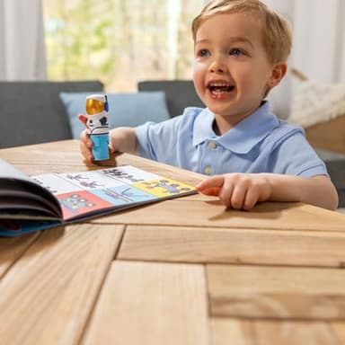 Melissa & Doug Sticker Wow!™ 24-Page Activity Pad and Sticker Stamper, 300 Stickers, Arts and Crafts Fidget Toy Collectible Character – Astronaut - for Kids Ages 3+ - FSC Certified - Image 5