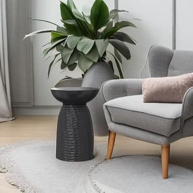 SIMPLIHOME Boyd 13-inch Wide Solid Mango End Table in Black, Contemporary-Style Accent Table for Living Room, Bedroom, or Family Room, Assembled - Image 6