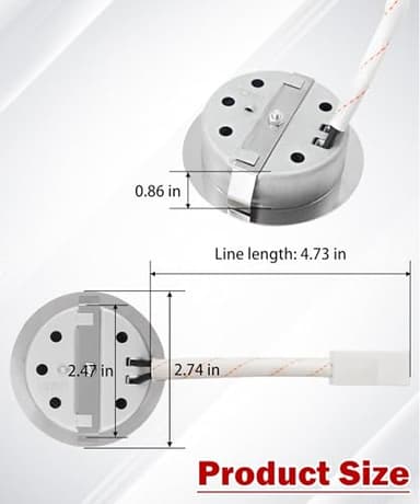 2 Pack SB02300798 Range Hood Led Light Compatible with Broan Nutone SB02300798 EE55000 PM500 PM500SS Series, AC12V MAX 20W not applicable to 12VDC or 3V other voltage - Image 2