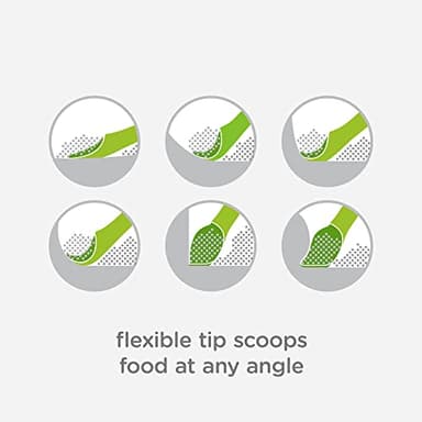 Olababy Baby and Children's Spoon (Training, Set of 2) - Flexible Learning Spoon for Complementary Foods Introduction | Soft, Flexible Silicone BPA-Free - Image 5