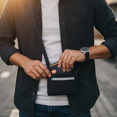 Buffway Slim Minimalist Front Pocket RFID Blocking Leather Wallets for Men and Women - Carbon Fiber Black - Image 7