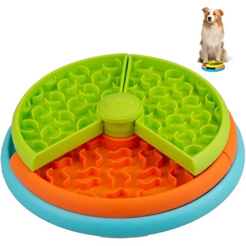 Slow Feeder Dog Bowl 3 Levels, Reduces Boredom and Anxiety, Non-Slip Interactive Puzzle Feeder, Suitable for Small/Medium/Larger Dogs - Image 1