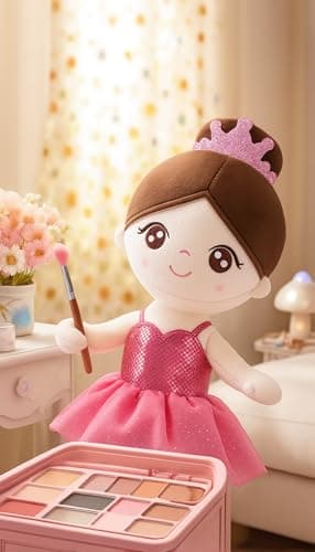 Gloveleya Ballet Toy Baby Girl Gifts Dolls Soft Plush Toy Ballet Girl Doll Peach 14 Inches with Gift Box - Image 6