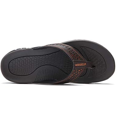 GUBARUN Mens Sport Flip Flops Comfort Casual Thong Sandals Outdoor(Brown 1, 11) - Image 5