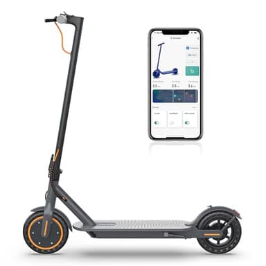 Electric Scooter for Adults, 8.5" Solid Tire, 350W Motor, 280Wh Capacity Battery, 19 Miles Long Range, Max 19 Mph Folding E-Scooter with Dual Brakes & Smart APP - Image 1
