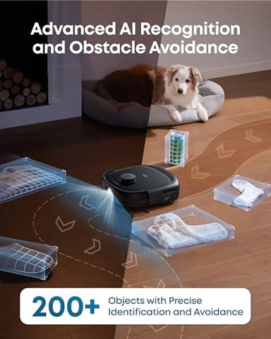 eufy Robot Vacuum E28, Portable Deep Cleaner for Carpet, HydroJet System with Roller Mop, All-in-One Robot Vacuum and Mop Combo, 20,000 Pa Suction, Zero-Tangling, Corner-to-Edge Cleaning (Upgraded) - Image 8