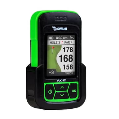 IZZO Golf Swami Ace Handheld Golf GPS Rangefinder - Lime Green - Image 5