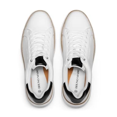 Bruno Marc Men's Dress Fashion Sneakers Casual Shoes,Size 13,White,SBFS2418M - Image 3