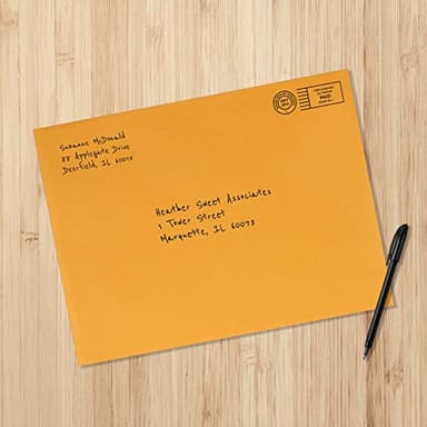 Amazon Basics Clasp Kraft Envelopes, Gummed Mailing Envelope, 9 x 12 inch, 100-Pack - Image 5