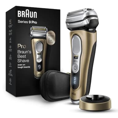 Braun Series 9 Pro 9419s Electric Shaver for Men, Wet & Dry Shave, Shaving Kit with 4+1 Head with ProLift Trimmer - Image 1