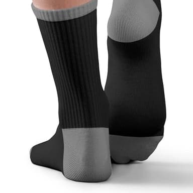 FUQWZ Best Cat Dad Ever Socks - Black Crew Socks for Men, Funny Dad Gifts for Father, Birthday, Fathers Day, Christmas - Image 3