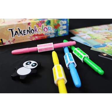 Takenokolor Board Game - Engage in Colorful Gardening Fun with Bamboo Groves! Fun Family Strategy Game for Kids & Adults, Ages 6+, 2-4 Players, 20 Minute Playtime, Made by Matagot - Image 5