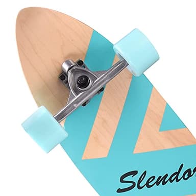 Slendor 42 Inch Longboard Skateboard Complete Cruiser Pintail, Drop Through Deck Skateboardfor Cruising, Carving, Downhill - Image 5