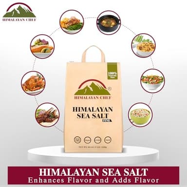 Himalayan Chef Sea Salt Fine - Unrefined Mineral Salt, 5 lb Bag (1 Pack) - Image 6