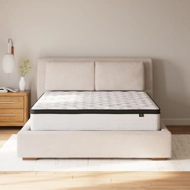 Signature Design by Ashley Full Size Chime 12 Inch Medium Firm Hybrid Mattresswith Cooling Gel Memory Foam for Pressure Relief, Fiberglass Free, Mattress In A Box - Image 3