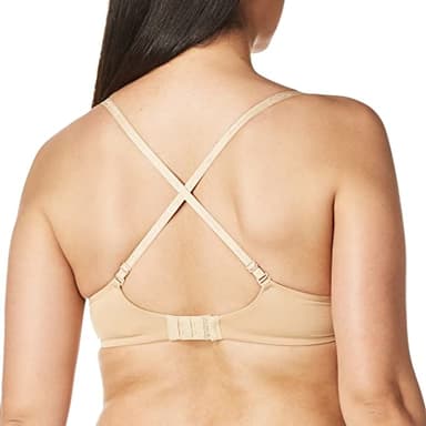 Calvin Klein Women's Constant Push Up Plunge Bra Bra, -bare, 32A - Image 3