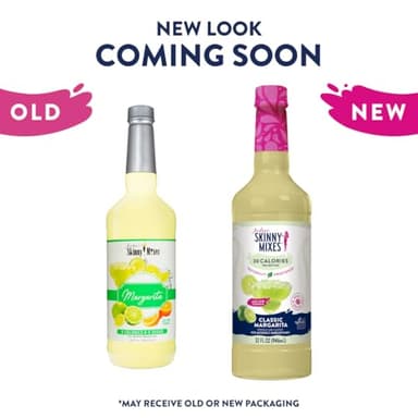 Jordan's Skinny Mixes Sugar Free Margarita Mix, Flavored Cocktail Mixer for Drinks, Fresh Lime Drink Flavoring for Cocktails & Mocktails, Low Calorie, Gluten Free, Keto Friendly, 32 Fl Oz, 2 Pack - Image 3