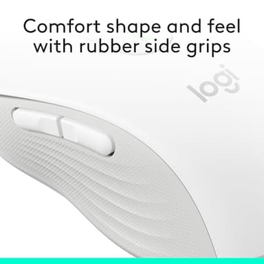 Logitech Wireless Mouse Signature M650 - Small to Medium Sized Hands, Right Handed, 2-Year Battery, Silent Clicks, Customizable Buttons, Bluetooth, PC/Mac?Chromebook - Off White - Image 9