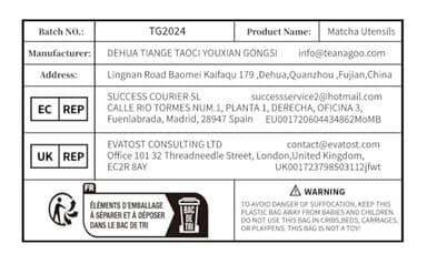 TEANAGOO Matcha Whisk Set Black,7 Pcs Matcha Set,Matcha Kit for Ceremony,Tradition Tea Set for Making Breakfast/Latte,Matcha Whisk Set with Bowl(Chawan)/Whisk and Holder,Gift for Family/Friend - Image 9