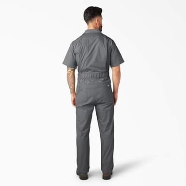 Dickies Short Sleeve Coveralls, GRAY, M RG - Image 2