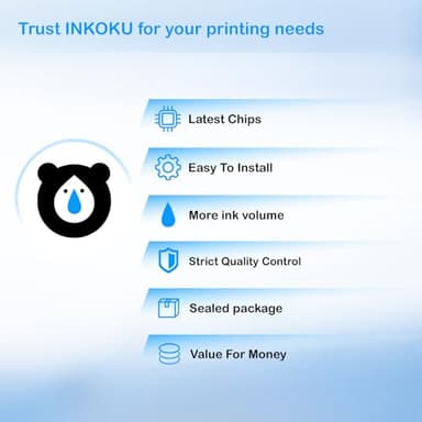 INKOKU LC401XL Compatible for Brother LC401 Ink Cartridges High Yield Work with Brother MFC-J1010DW MFC-J1012DW MFC-J1170DW Printer (Black Cyan Magenta Yellow, 4 XL Combo Pack) - Image 5