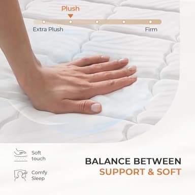 Sweetnight 12 Inch King Size Mattress for Motion Isolation & Body Support, King Mattresses with Comfort Foam & Inddividual Pockect Springs, Plush Mattress in a Box, CertiPUR-US Certified - Image 6
