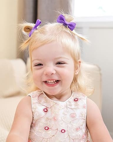 40PCS 2 Inches Baby Girls Hair Bows Ties Mini Boutique Elastic Hair Rubber Ribbon Hair Band Accessories for Kids Toddlers Infants (40 PCS), Multi-colored - Image 5