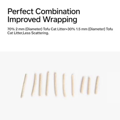 pidan Tofu Cat Litter with Occult Blood Test,Clumping,Flushable,Ultra Absorbent and Fast Drying, 100% Natural Ingredients Litter,Solubility in Water,Really Dust-Free,Less Scattering (5.3lb×2bags) - Image 7