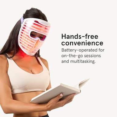 iRestore Red Light Therapy for Face - Anti Aging LED Face Mask for Youthful Radiant Skin with Reduced Wrinkles, Fine Lines - Red, Blue & Infrared Therapy Mask - Facial Skincare Device with 360 LEDs - Image 8