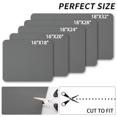 HotLive Dish Drying Mat for Kitchen Counter, Heat Resistant Drainer Mats with Non-slip Rubber Backed, Hide Stain Kitchen Super Absorbent Draining Mat, Easy to Clean Dish Rack Pad, Dark Grey 16"x18" - Image 6