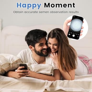 Sperm Magnifying Glass, Can be reused 100 Times,Suitable for Semen Observation, Male Fertility Observation, Sperm Test, Quick Result - Image 6