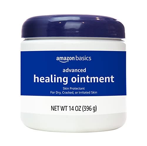 Amazon Basics Healing Ointment & Skin Protectant for Dry & Cracked Skin and Chapped Lips, Fragrance Free, 14 Oz (Pack of 1) - Image 1