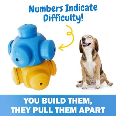 HOUNDGAMES Dog Puzzle Toys for Smart Dogs, Boredom Busters, Mentally Stimulating, Hard Puzzle, Toys to Keep Them Busy, Dog Games, Puppy Puzzle Toys - Image 3