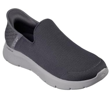 Skechers Men's Go Flex Hands Free Slip-ins Athletic Slip-on Casual Walking Shoes Sneaker, Dark Grey, 10.5 - Image 2