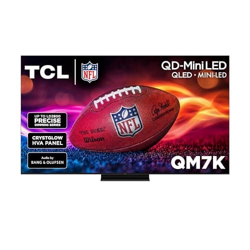 TCL 65-Inch Class QM7K Series QD-Mini LED 4K UHD Google Smart TV Best Premium Mini-LED TV - QLED, 144hz, 288hz Gaming Rate, Anti-Reflective Screen, Bang & Olufsen Audio, Atmos (65QM7K, 2025 Model) - Image 1