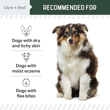 Chew + Heal Labs Hydrocortisone Lotion for Dogs - 4 oz Anti Itch Cream for Irritated Skin, Flea Bites, Itching, and More - Made in The USA - Image 3